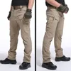 Herrenhosen City Military Tactical Pants Männer Combat Cargo Hose Wasserdichte Multi-Pocket-Hose Lässige Trainingsoveralls Kleidung Wandern 231023