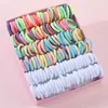 Acessórios de cabelo 150pcs meninas banda conjunto de nylon laços crianças elástico de borracha rabo de cavalo titulares headband crianças