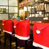 Kerstversiering creatieve lay-out decoratieproducten Restaurant Stoelhoes Kerstmutsproducten