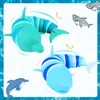 Jouets sensoriels 3D imprimés, dauphin articulé, Fidget, jeux de décompression du requin de l'océan, jeu amusant anti-Stress pour enfants et adultes Articulated Fidget Toy