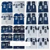 NCAA 75 번째 빈티지 풋볼 8 트로이 아이언 맨 저지 21 디온 샌더스 22 Emmitt Smith 33 Tony Dorsett 54 Randy White 88 Michael Irvin Jersey Col