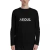 Men's Polos Seoul Hangul Long Sleeve T-Shirts Customized T Shirts Graphic Shirt Aesthetic Clothes Quick Drying T-shirt Mens