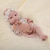 Puppen 47 cm 100 % Vollsilikon Reborn Baby Doll Spielzeug Ganzkörper Mädchen Realistische Reborn Baby Doll Weiches Silikon Real Touch 231023