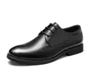 Homens Oxford imprime estilo clássico vestido sapatos couro camurça branco preto vermelho café rendas até moda formal