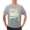 Polos pour hommes Hiroshige - Sumida River Le bois de l'eau Dieu T-shirt surdimensionné pour hommes T-shirts graphiques grands et grands