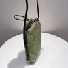 イブニングバッグ女性のためのミニキルティングクロスボディパッド付きショルダーバッグナイロンデザイナーコットンドローストリングハンドバッグ電話財布