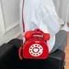 Torby wieczorowe torebki w kształcie telefonicznym torebki dla kobiet w retro telefon na ramię Cross Crossbody Bag kobietę 231023