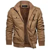 Men's Jackets Men Winter Cargo Thicker Warm Down Balck Casual Coats High Quality Male Multi-pocket Tops