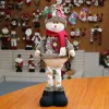 Christmas Dolls Tree Decor New Year Ornament Reindeer Snowman Santa Claus Standing Doll Navidad Decoration Merry Christmas 2023