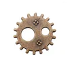 Charms 20st 19x19mm Steampunk Gear för smycken tillverkning av tillbehör antik silverpläterad brons