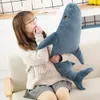 دمى Plush 1pcs Plush Shark Doll Toy Cute Mini Keychain Soft Studed Speelgoed Plushie للحصول على هدايا أعياد الميلاد للدمى للأطفال 231023