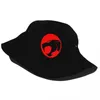 Basker thundercats logo tecknad anime hink hatt strand hattkläder saker fiske fiskare mössor för camping tonåring session hattar hopfällbart