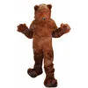 Prestaties Grizzly Bear Mascot Kostuum Topkwaliteit Halloween Fancy Party Dress Stripfiguur Outfit Pak Carnaval Unisex Outfit