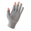 Gants à cinq doigts 5 paires de gants de pêche antidérapants printemps été glace fraîche crème solaire respirante antidérapant OpenHalf doigts cyclisme gants de Sport 231021