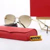 Carti lunettes rose homme léopard tête composite métal sans monture optique cadre classique rectangle carré luxe or parasol 3603 lunette femme carter lunettes de soleil