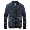 Herenjassen Heren Denim Jas Heren Mode Geborduurd Lente Herfst Opstaande Kraag Jeans Jaqueta Masculina Chaqueta Hombre Merk