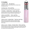 Dispositivos de cuidados faciais USB Electric Eye Massager Lip Antiaging Charging Beauty Instrument para remover rugas Massagem preta portátil 231023