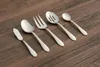 Dinnerware Sets Swirl Sand 89-Piece Flatware Set With 5-Piece Hostess