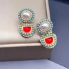 Dangle Earrings Vintage Pearl Stud Stylish Water Drop Ladies Elegant Delicate Summer Fine Jewelry