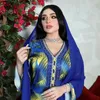 Etnik Giyim Abaya Dubai Türkiye Arap Müslüman Müttefik Elbise Fas Giz Elbise Kadınlar İçin Kaftan Parti Vestidos Robe Kimono Femme