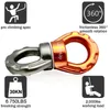 Carabiners 30KN Outdoor Rock Climbing Carabiner Obrotowe złącze uniwersalne pierścień gimbal joga huśtawka Hammock Rope obrotowe złącze obrotowe 231021