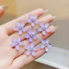 Accesorios para el cabello de moda para niños, Mini Clips para niñas, horquilla trenzada, flor pequeña, decoración bonita y dulce, accesorio para pasadores