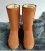 hoher Stiefel Damenstiefel Stiefel Schneestiefel Winterstiefel Lederstiefel