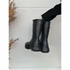 bottes pour femmes les jours de pluie soufflent dans la rue. Bottes de pluie à semelles épaisses femmes bottes de longueur mince femmes bottines balencaga A47YL