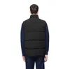 Gilet en duvet d'oie pour hommes veste chaude sans manches vestes d'hiver manteau à fermeture éclair imperméable à l'eau homme automne col montant gilet décontracté marque vêtements