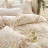 Bedding sets Ruffle Set 100 Cotton 1 Duvet Cover 2 Pillowcases No Sheet Ultra Soft Touch Floral Style 200x230 220x240 231023