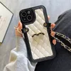 Beautiful metal letter phone case iPhone 15 14 13 12 11 promax 11Pro 12Pro 13pro 13promax X XR XS XSMAX phone case Leather designer double piece strap phone case