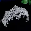 Luxury Rhinestone Bridal Tiaras and Crown Baroque Crystal Pageant Prom Diadem Bride Crystal Headbands Wedding Hair Jewelry