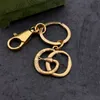 Sleutelhangers Lanyards Hoge kwaliteit sleutelhanger Mode Dames Heren Sleutelhangers Handgemaakte sleutelhanger Legering Stijlvolle gesp Designer Luxe sleutelhanger Handtas Ring