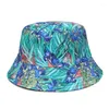 Berets 2023 Summer Floral Print Hats Hats moda hip -hop słoneczne wizje czapkę mężczyzn kobiety fisherman's cap panama gorros