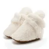 Första vandrare Autumn Winter Baby Girl Boy Cotton Shoes Born Soft Sole Plush Warm Boots Toddler Non-Slip Snow Crib