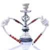 Arab water bottle full set of small size double tube Fried Dough Twists ball glass chimney cigarette gun bar shisha