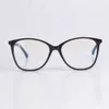 Kanaldesigner Solglasögon Toppkvalitet Fashion Luxury Original Glasögon Ram av samma typ 3408 Plattfårskinn Vävd Glasögon Frame Myopia Flat Glasses