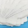 Autres fournitures de fête d'événement 60pcs dîner dessert serviettes en papier décor en forme de coquille pour le 1er anniversaire décor fille bébé douche 25x25cm 231023