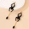 Baumelnde Ohrringe 10 Paare/Los Großhandel Modeschmuck Metall Schwarze Spinne Für Frauen