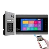 Wired Video Intercom System 7 Inches Video Doorbell Door System Kits Stöd Unlock Monitoring for Villa Home Office Apartment