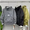 New Luxury Spring Autumn Men's Jacket Fashion Double Zip Hooded Outdoor Jacket Black Coat Pocket Sportswear 3XL