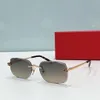 디자이너 선글라스 남성 New Cartr Eyewear Mens Sunglasses 모델 CT0326S 파일럿 프레임 그라디언트 렌즈 야외 운전 UV400 비즈니스 캐주얼 안경 복고풍 안경