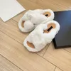 Designer Women Slippers Bedroom Home wool Slides Classic Luxury Fur Fluffy Furry Warm letters Sandals Autumn Winter Warm Slides cotton Flat Scuffs 34-40