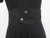 Cintos femininos pista moda preto tecido elástico cummerbunds vestido feminino espartilhos cintura decoração cinto largo r1032
