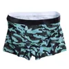 Cuecas masculinas de algodão boxer roupa interior camuflagem padrão shorts boxers para homens 95% 5% spandex tamanho grande 4xl 5xl