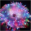 LED -strängar Twinkle Fairy Light Decoration Lights 5M50LEDS Batteridriven jul för festträdgårdshantverk/varm droppleverans L DHZN0