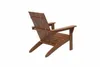Camp Furniture Outdoor Patio Garden Wood Adirondack Chair Brown