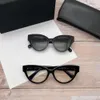 Óculos de sol de designer de canal de alta qualidade moda luxo original família óculos quadro feminino olho de gato vermelho mesmo sentido avançado pode corresponder ao grau de miopia