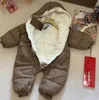 2023 Newborn plush and thickened jumpsuit for autumn and winter babies New Fashion Boys' Infant jumpsuit001