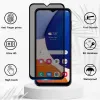 Samsung Galaxy S23 için Gizlilik Ekran Koruyucuları Plus A14 5G A24 4G A34 A54 A04 A04S A02S Moto G Oyun 2023 Stylus Power Anti-Spy Anti-Parlaklık Anti-Parlaklık Siyah 9H Templi Cam